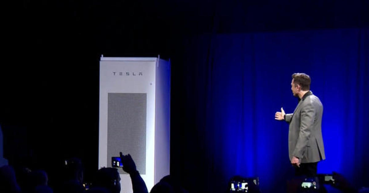 Tesla CEO Elon Musk unveils home battery system - CBS News