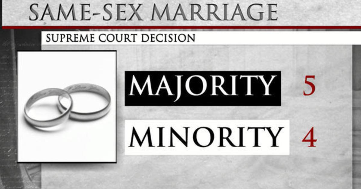 Special Report Supreme Court Legalizes Same Sex Marriage Cbs News 