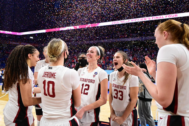 Stanford Cardinal players — 2021 NCAA Women's Basketball Tournament 