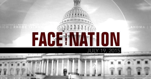 Open This is Face the Nation, July 19 CBS News