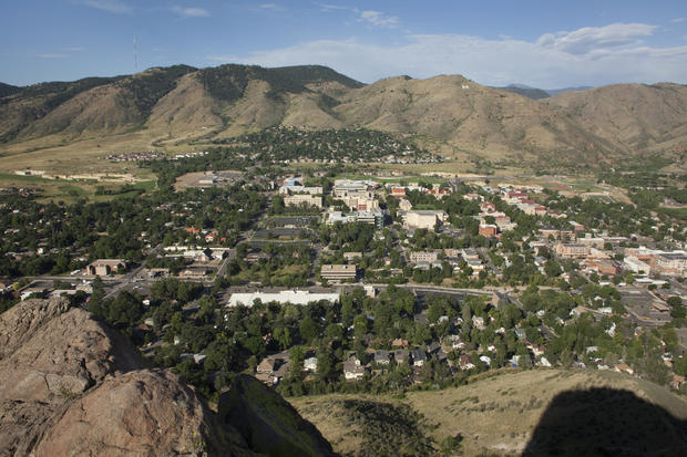 Golden, With View Of Colorado School of Mines 