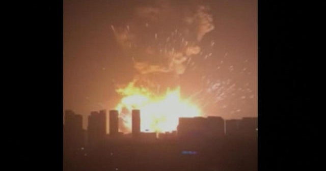 Massive explosion injures dozens in China - CBS News