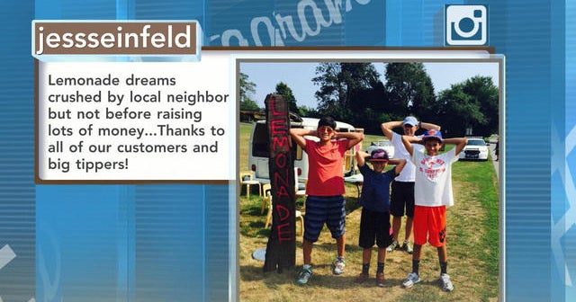 Jerry Seinfeld's lemonade stand shut down CBS News