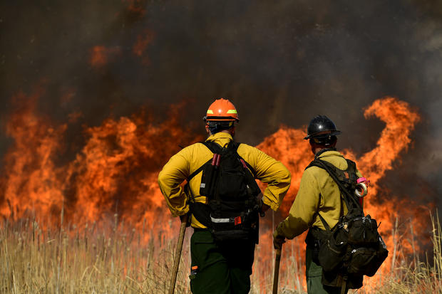 Prescribed burn at Rocky Mountain Arsenal Wildlife Refuge 