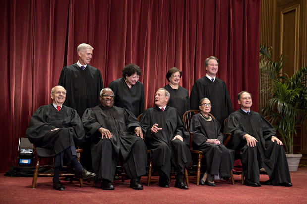Group Photo Of The U.S. Supreme Court Justices 