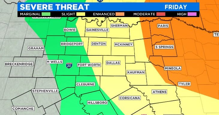 Sunny Weather Short-Lived In North Texas As Possible Weekend Storm ...