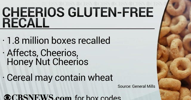 Cheerios recalled due to allergy risk - CBS News