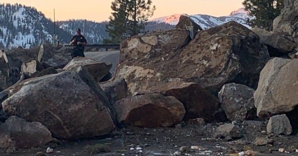 UPDATE U.S. Highway 50 Reopens After Large Rockslide Cleared Near Echo