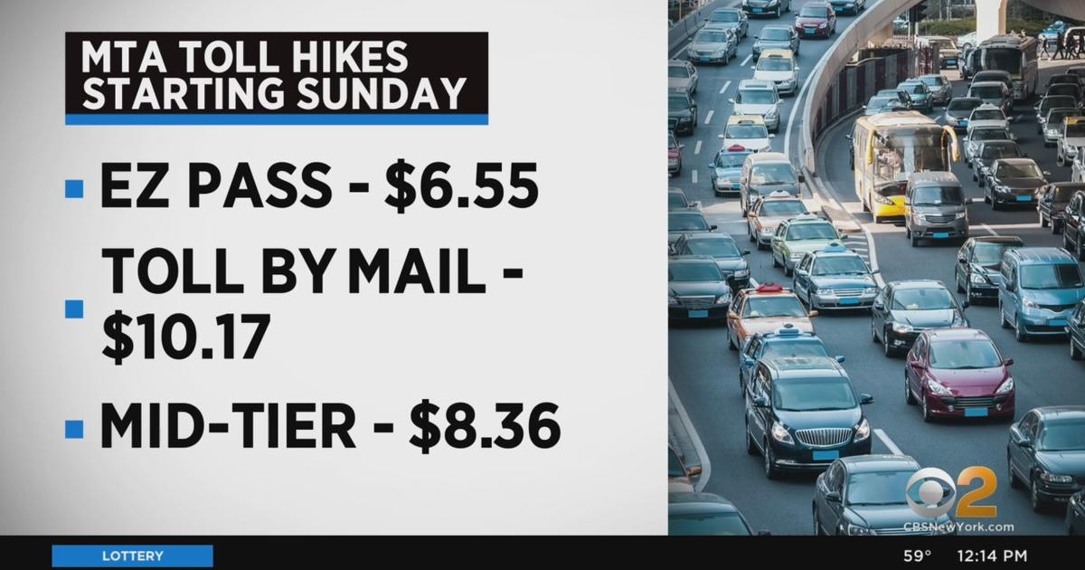 Commuter Alert: MTA Toll Hikes At Major Crossings Start This Weekend ...