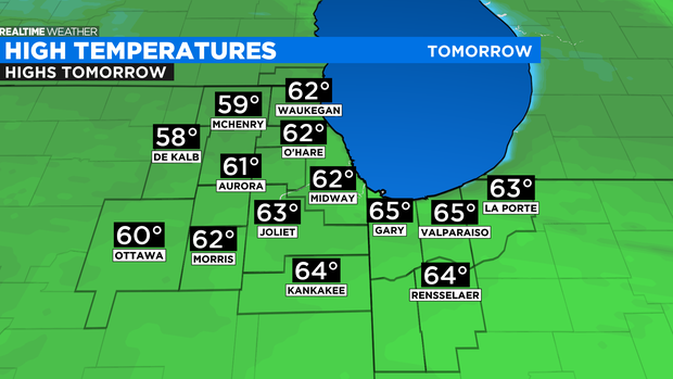 Highs Tomorrow: 04.11.21 