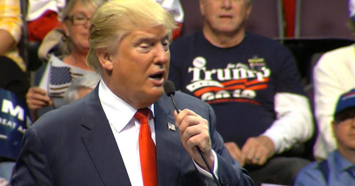 Donald Trump throws a fit after microphone malfunction CBS News