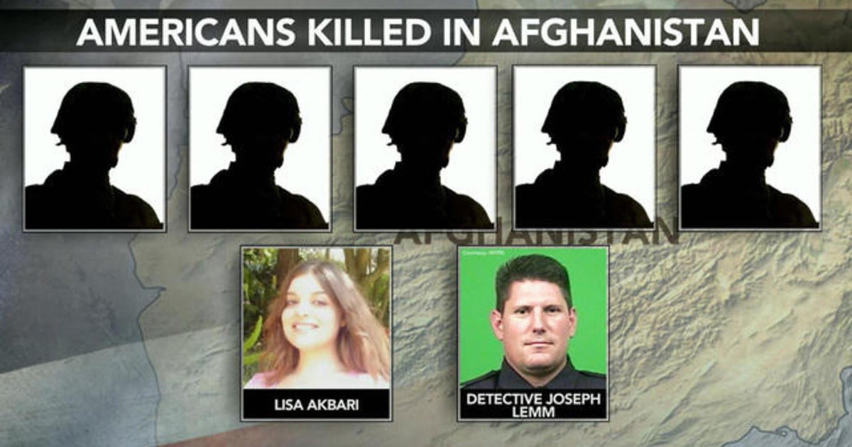 Latest Details On Six Americans Killed In Afghan Suicide Bombing - CBS News