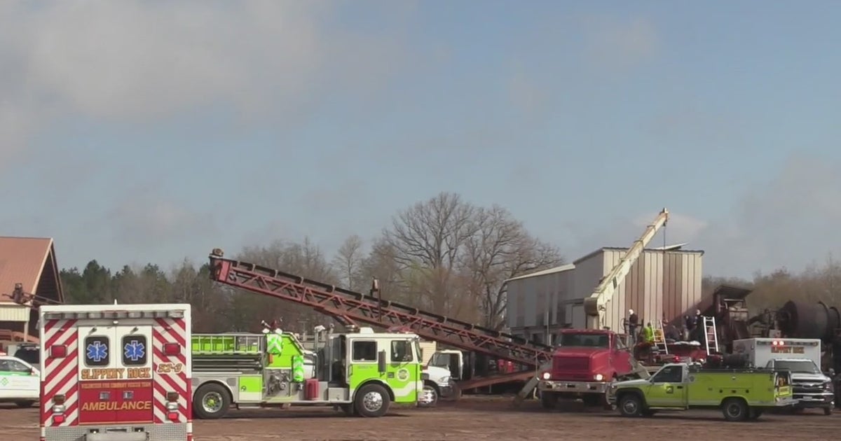Crews Free Man Trapped While Repairing Machine In Lawrence County - CBS ...