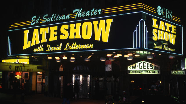 Marquee of the Ed Sullivan Theater 