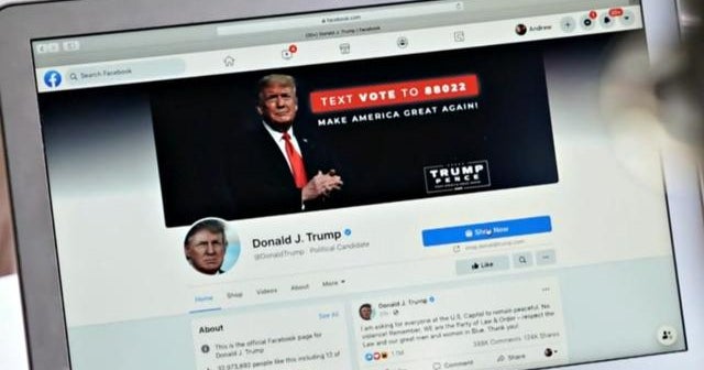 Facebook reviews Trump's suspension from company's platforms - CBS News
