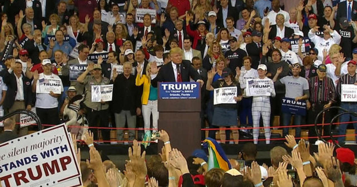 Donald Trump's Campaign Pledge Of Allegiance - CBS News