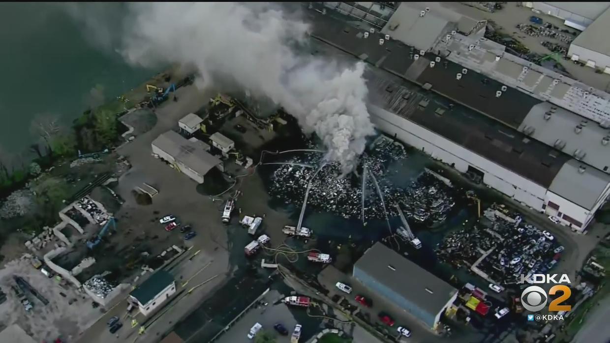 Crews Spend Hours Trying To Gain Control Of Massive Scrapyard Fire On ...