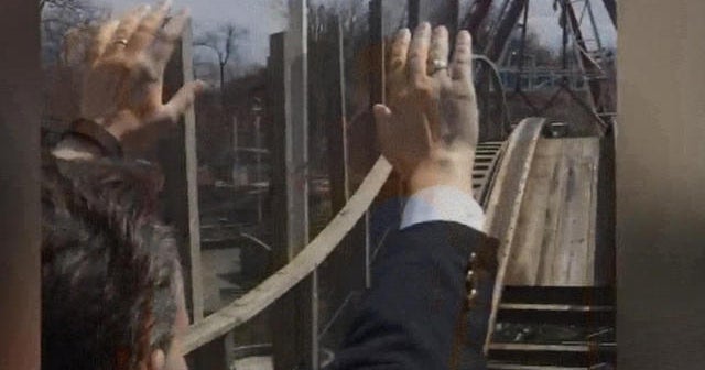 Watch Ted Cruz rides a roller coaster CBS News