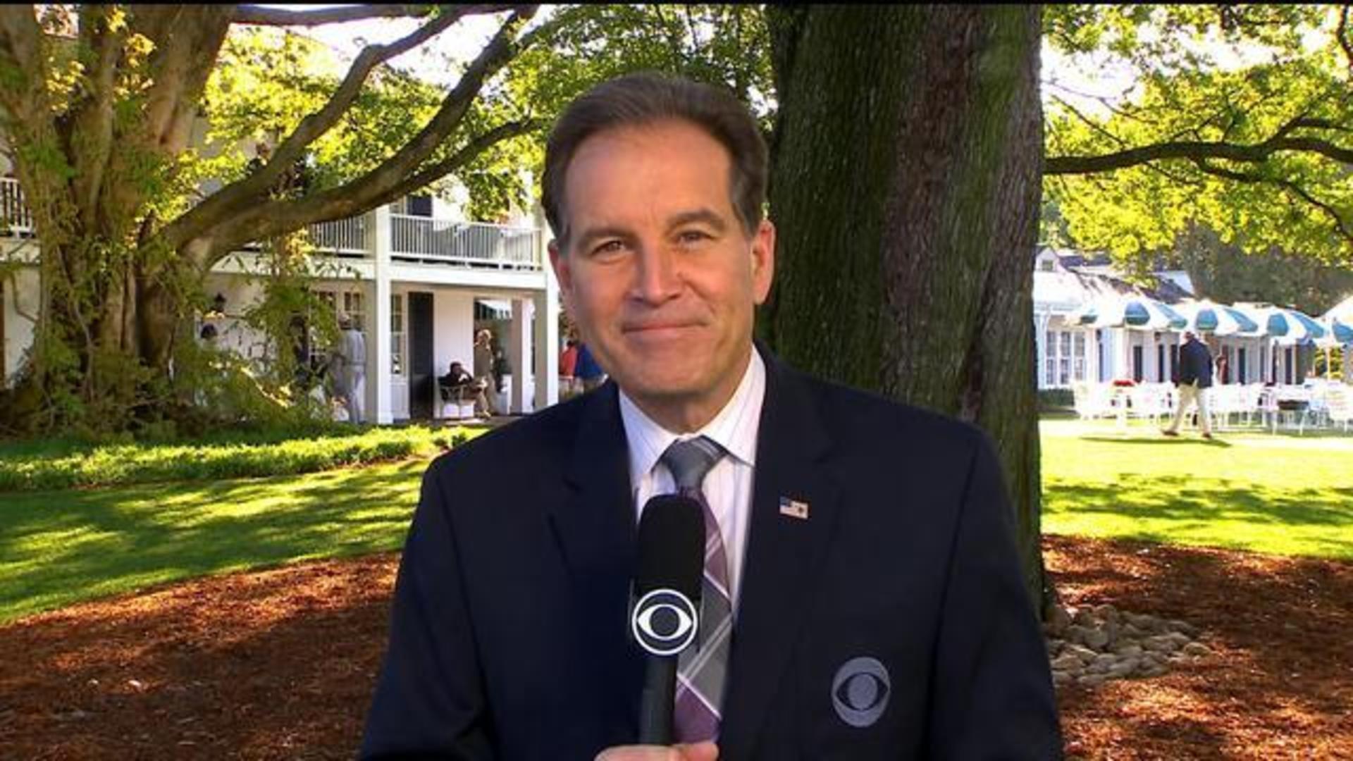 Horrified Jim Nantz says 'my goodness' on live CBS broadcast after