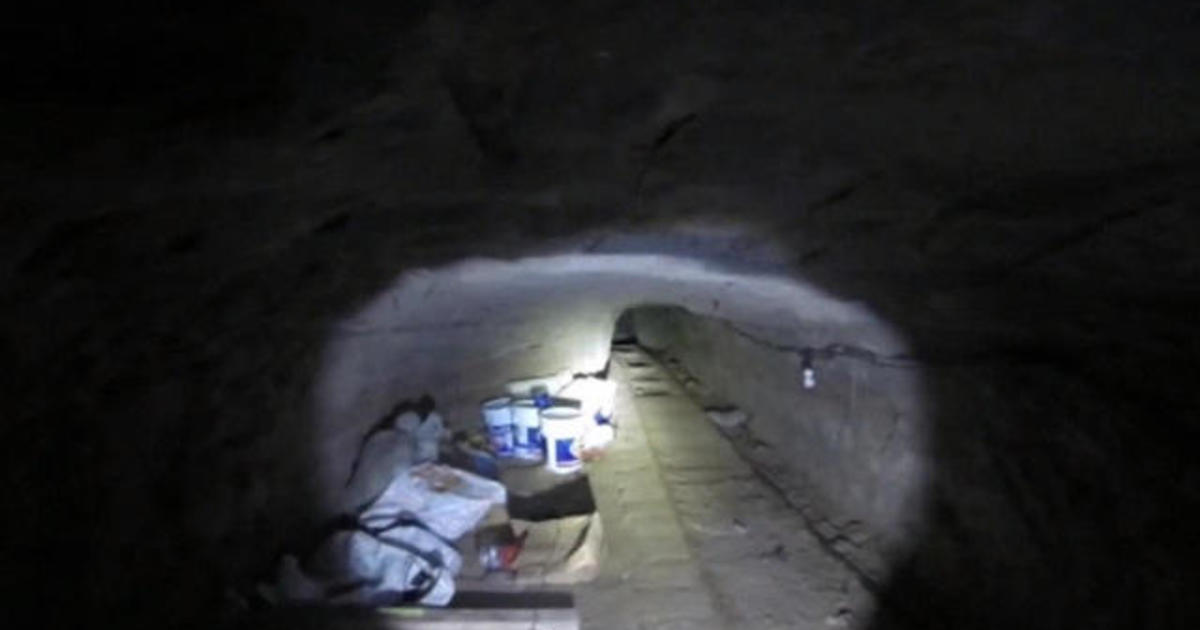 Huge Underground Drug Tunnel Stretches Across Us Mexico Border Cbs News 