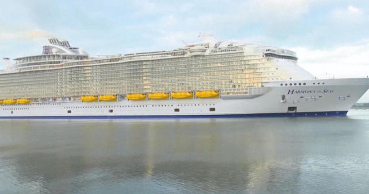 Billion dollar cruise ship sets sail - CBS News