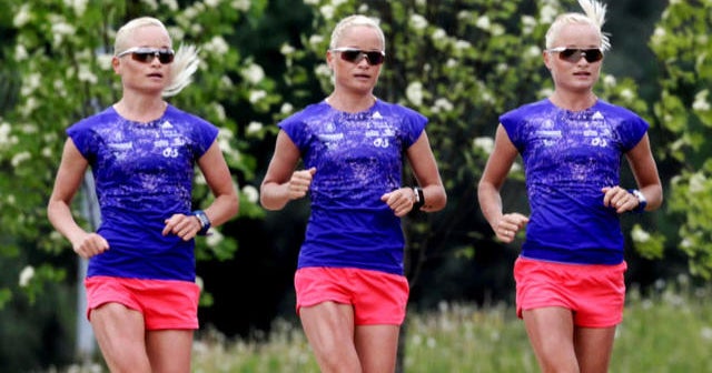 First ever triplets to compete in 2016 Summer Olympics in Rio - CBS News