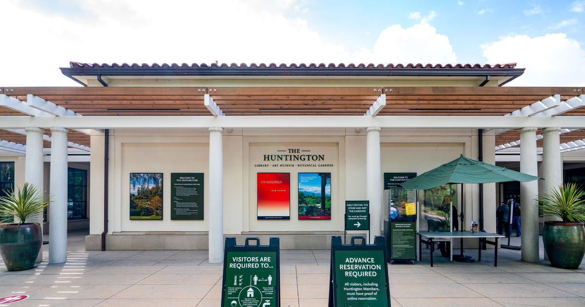 Huntington Library Reopens For First Time In Over A Year CBS Los Angeles