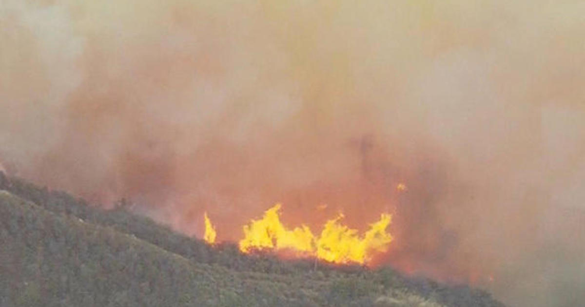 Wildfires rage around Santa Barbara, California - CBS News