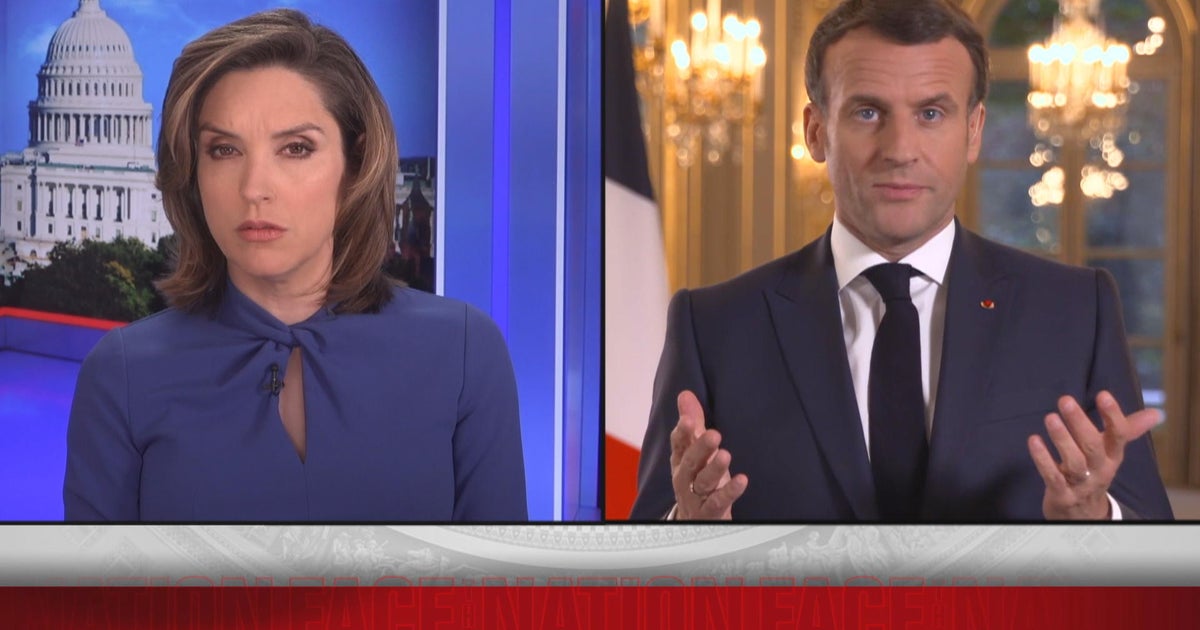 Transcript French President Emmanuel Macron On Face The Nation
