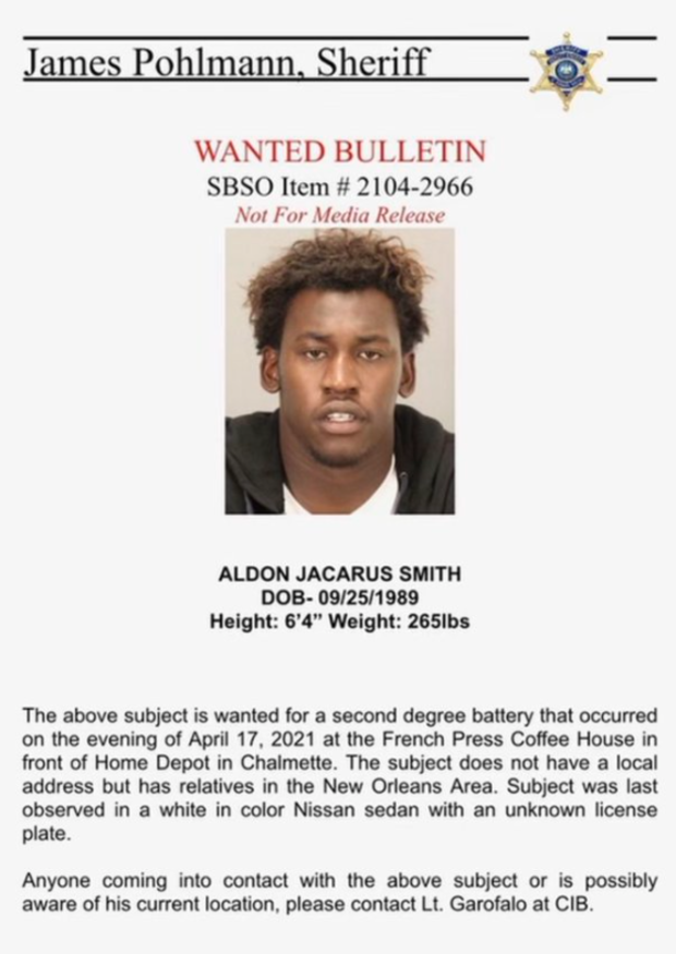 Aldon Smith wanted bulletin 