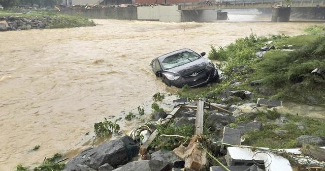 New flash flood warnings in West Virginia - CBS News