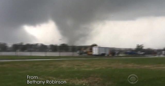 Tornadoes touch down in central Indiana - CBS News