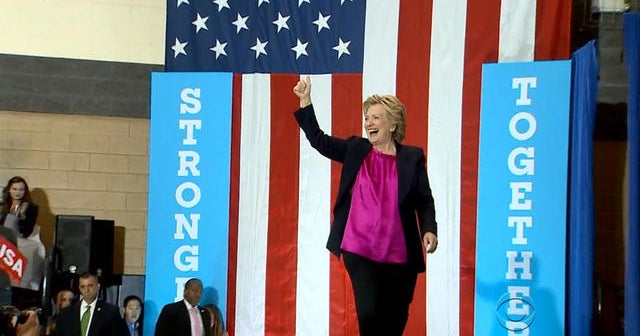 Clinton widens lead in battleground states - CBS News