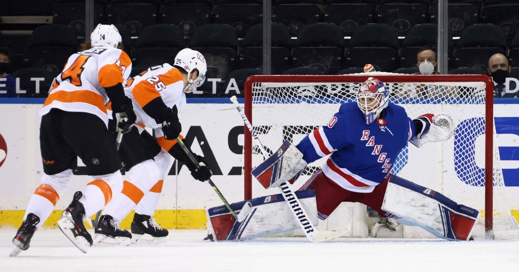 Georgiev Has 26 Saves As Rangers Beat Flyers - CBS New York