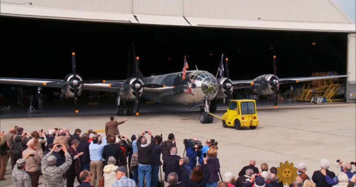 Restored B-29 Takes To The Air - CBS News