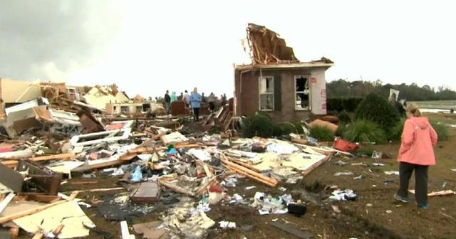 Deadly tornadoes tear through the southeast - CBS News