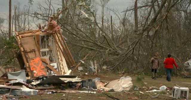 Deep South reeling after deadly tornadoes sweep through - CBS News