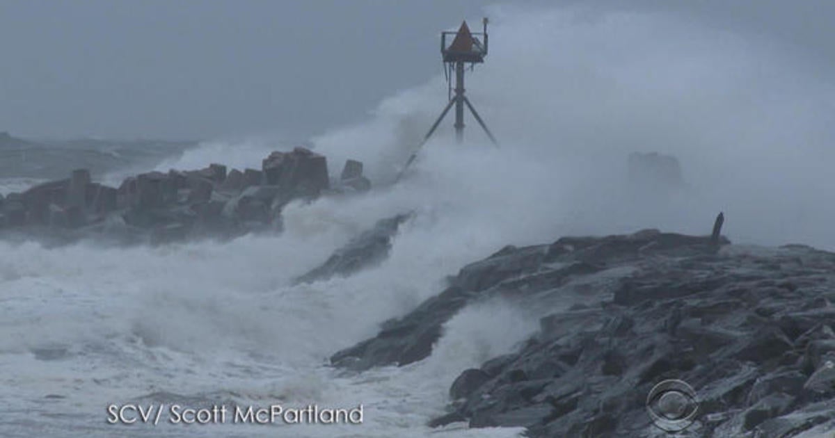 Noreaster Brings Damaging Winds Flooding To Northeast Cbs News