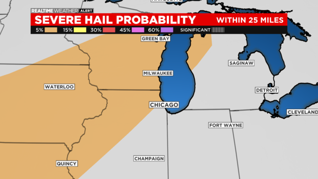 Severe Hail Probability: 04.27.21 