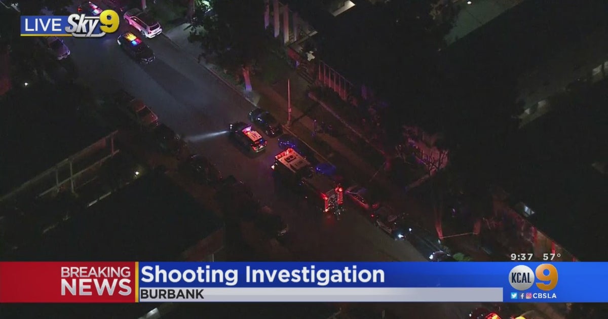 1 Injured In Burbank Shooting, Police Investigating CBS Los Angeles