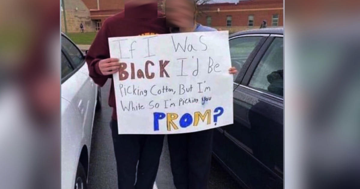 Picture Of Racist Prom Proposal In Minnesota Goes Viral Cbs Minnesota 