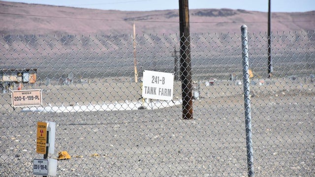 Hanford's B Tank Farm, in April 2021 