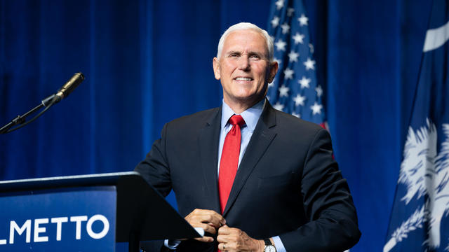 Mike Pence Delivers His First Address Since The End Of His Vice Presidency 