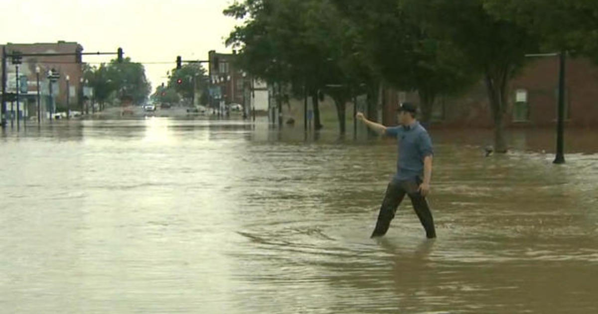 Storms Bring Flooding Emergencies In Midwest Cbs News 9961