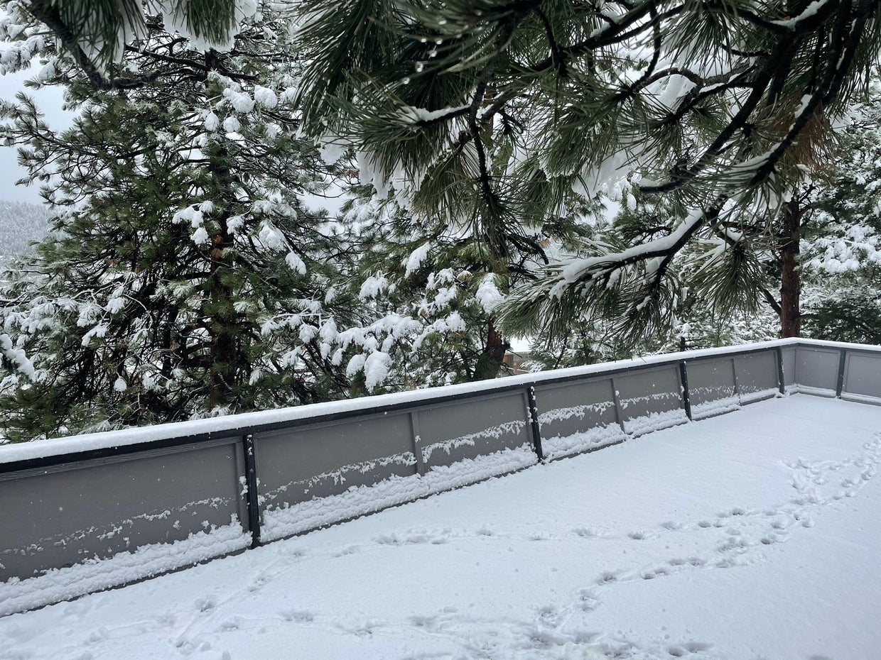 Storm Drops Half Foot Of Snow On Colorado Rockies, Dusting In Parts Of