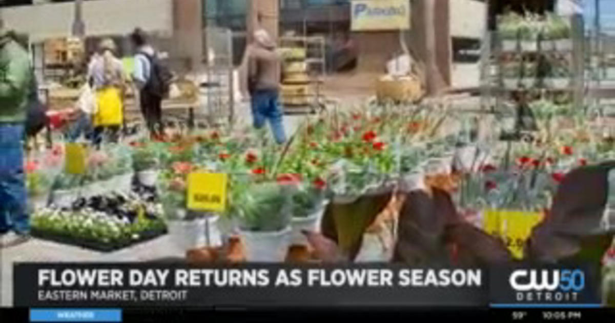 Flower Day Returns As Flower Week At Eastern Market CBS Detroit
