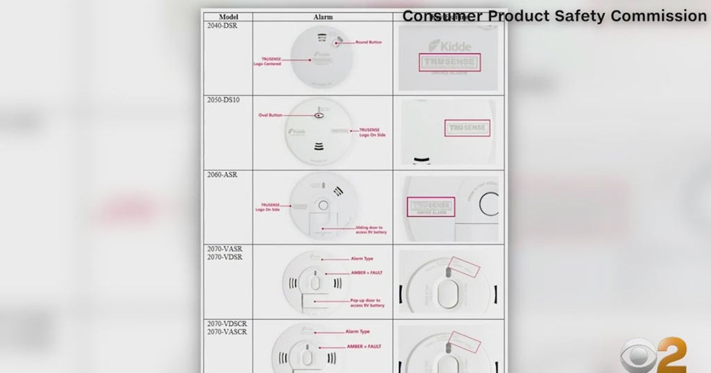 Thousands Of Smoke Detectors, Smoke/Carbon Monoxide Alarms Recalled