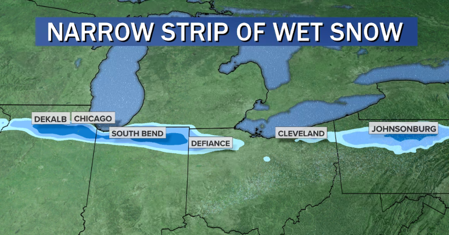 Mother's Day weather Rare snow possible from Illinois through