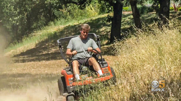 Alan Brune spent Sunday clearing dry grass from his Sonoma property 