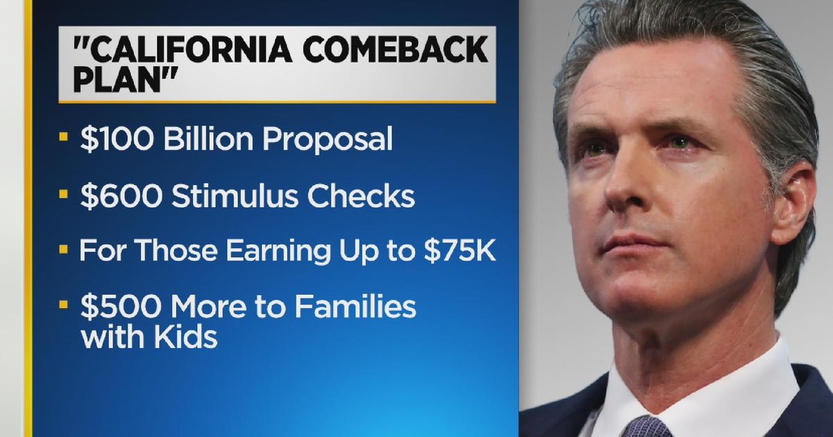Gov. Newsom Proposes Budget That Would Send 600 Stimulus Checks To Two